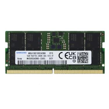 Imagem de Sam Original 16 GB (1 x 16 GB) DDR5 4800 MHz PC5-38400 SODIMM 1Rx8 CL40 1.1 v Notebook Laptop RAM Módulo de Atualização Adamanta