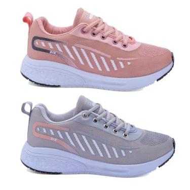 Imagem de Kit  2 Tenis Feminino Academia Caminhada Corrida Confort - Dix, 36, Nu