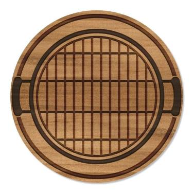 Imagem de Capa de Sousplat Barbecue BBQ 534216 2Und 35cm Belchior