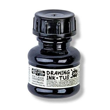 Imagem de Koh-I-Noor Tinta de desenho 20 g - Preta, Preto, 3.1 x 3.1 x 5.0 cm
