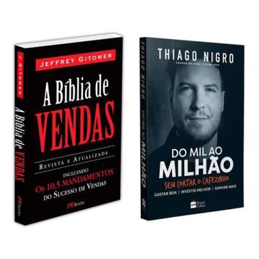 Imagem de A Bíblia de Vendas, Jeffrey Gitomer + Do Mil Ao Milhão, Sem Cortar O C