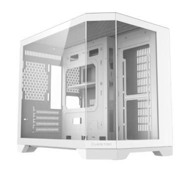 Imagem de Cpu Branco Amd Ryzen 7 5700x 32gb Nvme 1tb Rtx 4060 8gb 9 Fans Argb C/Controle LED