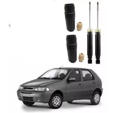 Imagem de 02 Amortecedores02 Kits Fiat Palio Traseiro 2001 2002 2003 - millenium