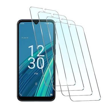 Imagem de Tuxiwei [Pacote com 4 para Blu G64L 2025, protetor de tela de vidro temperado, BLU-G64L Ultra High Definition Flim Clear Anti-impressão digital | 9H, resistente a estilhaçamento, sem bolhas,