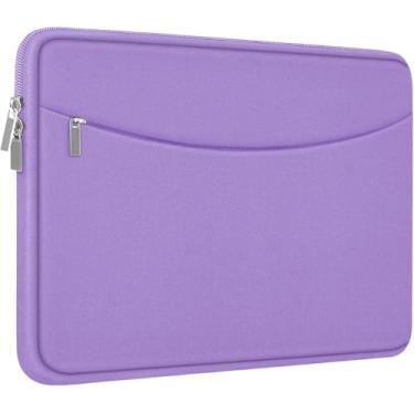 Imagem de Capa protetora para laptop de 15,6 polegadas, à prova de choque, bolsa de transporte para computador com bolso para acessórios, capa para computador portátil compatível com MacBook, HP, Dell, Lenovo,
