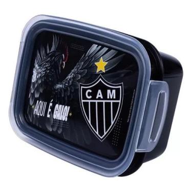 Imagem de Marmita Oficial Atlético Mineiro Galo Hermética - Plasutil - Plastil