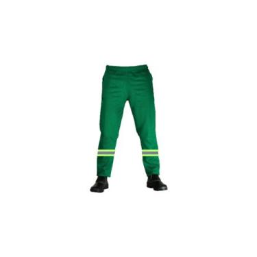 Imagem de Calça Refletiva para Trabalhar  Uniforme Reforçado Profissional - A Fá