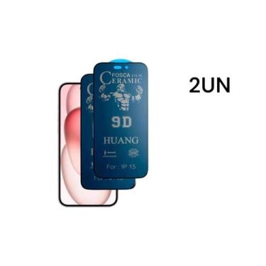 Imagem de 2UN Películas Fosca 9D Privacidade Para Iphone 15 Anti Espião - LXL