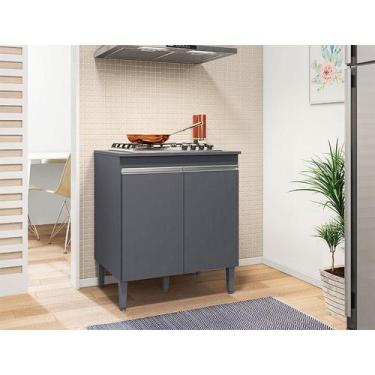 Imagem de Balcão Cooktop Ambiente Andréia Cinza Fosco - AJL - AJL Móveis