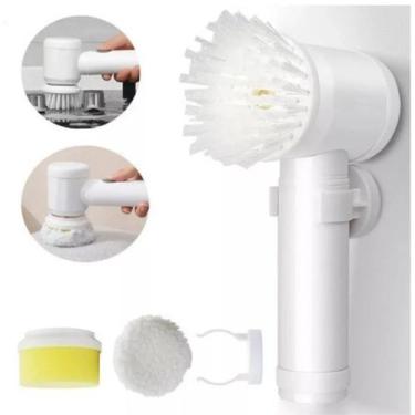 Imagem de Escova De Limpeza Elétrica Giratória Multifuncional 5 Em 1 - TTOYS