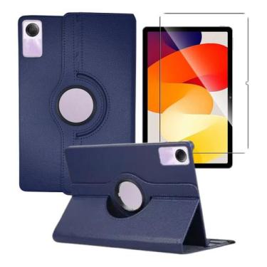 Imagem de Capa Suporte Giratório Para Tab Redmi Pad Se 11'' + Película - Dcecome