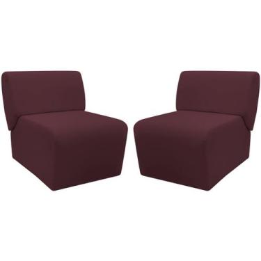 Imagem de Kit 2 Poltronas Decorativa Para Sala Manicure Consultório Escritório Z