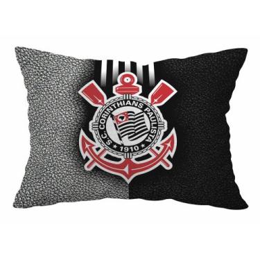 Imagem de Capa de Travesseiro Personalizada Times de Futebol Fronha Decorativa C
