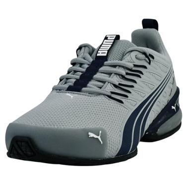 Imagem de PUMA Tênis masculino Voltaic Evo Cross Trainer, Cinza médio/Puma azul-marinho, 40