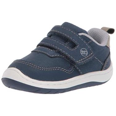 Imagem de Stride Rite 360 Tênis atlético infantil unissex Keaton com palmilha de largura dupla, Azul, 3 Infant