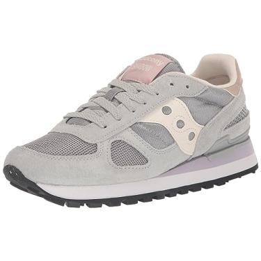 Imagem de Saucony Tênis feminino Shadow Original, Cinza/cinza escuro, 41