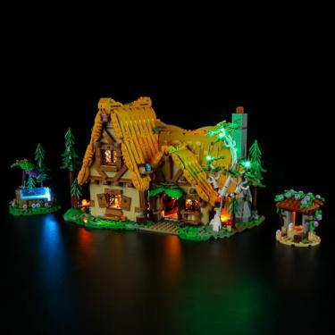 Imagem de BRIKSMAX Led Lighting Kit for Lego-43242 Snow White and The Seven Dwarfs' Cottage - Compatible with Lego Disney Building Set- Not Include Lego Set