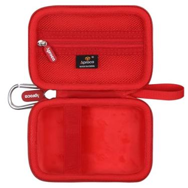 Imagem de Aproca Capa vermelha de armazenamento portátil, para alto-falante Bluetooth JBL Go 4 / Go 3 ultraportátil à prova d'água e à prova de poeira