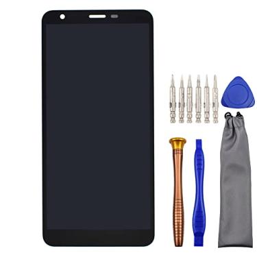 Imagem de Conjunto de digitalizador sensível ao toque para tela LCD de substituição para LG K30 (2019) LM-X320EMW 13.8 cm preto LMX320EMW LMX320ZMW LM-X320ZMW com kit de ferramentas