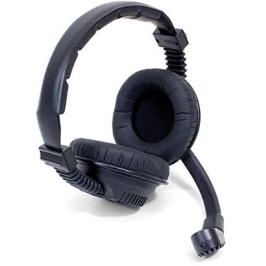 Imagem de Fone de ouvido Williams Sound MIC 068 para microfone com condensador duplo resistente, use com console interpretador IC-2 e transceptor DLT 300, ideal para ambientes barulhentos, (2) plugues de 3,5 mm, comprimento do cabo de 39 polegadas