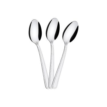 Imagem de Kit - 36 Colheres De Sobremesa Búzios Em Aço Inox Csibag - Tramontina