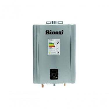 Imagem de Aquecedor De Agua A Gás Eletrônico 21l E21 Rinnai Gn Prata B
