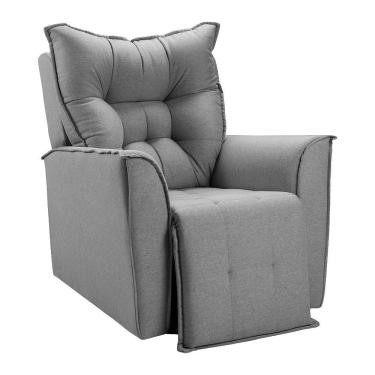 Imagem de Poltrona Do Papai Reclinável King - Linho Grafite