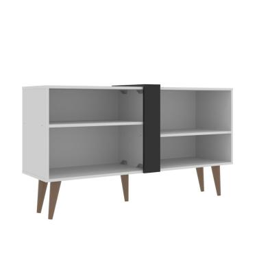 Imagem de Rack Para Tv Até 43 Polegadas 2 Prateleiras Soberano Branco