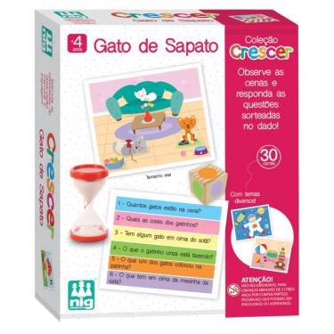 Imagem de Jogo Gato De Sapato Crescer - Nig Brinquedos