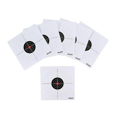 Imagem de Alvo Para Airguns Airsoft Preto 140x140mm Pct Com 10un - Qgk