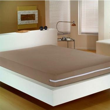 Imagem de Capa Para Colchão Portallar Casal 30 Malha C- Zíper 138mx188mx30cm Chocolate