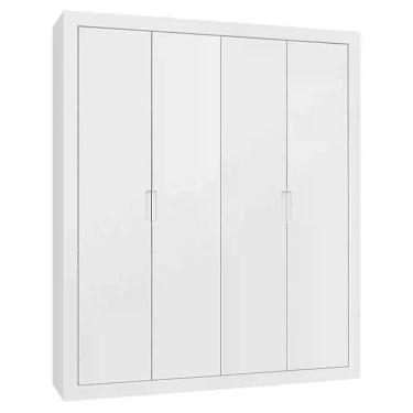 Imagem de Guarda Roupa Infantil Tutto New 4 Portas Branco Soft - Matic Móveis Branco Soft