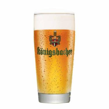 Imagem de Copo de Vidro Rótulo Frases Konigsbacher para Cerveja 0,25 335ml Ruvol