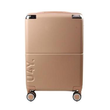 Imagem de Mala De Viagem Up4you Bordo Pequena Rodas Giro 360 Graus, Pink