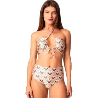 Imagem de Biquíni Areia Branca Baly Hot Pant Borboleta Nude, GG
