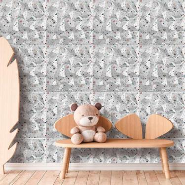 Imagem de Placa 3D Geométrica Cordilheiras De Granilite Revestimento Para Parede