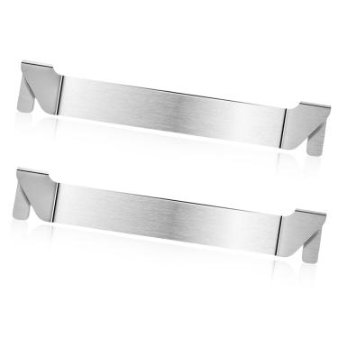 Imagem de LUTER Suporte Para Espátula De Chapa Aço Inoxidável, 2 Peças, Compatível Com Blackstone, Churrasco Clipe Na Borda, Camp Chef Royal Gourmet E Outros