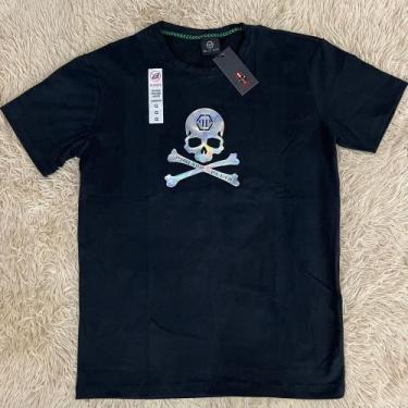 Imagem de Camiseta preta de algodão masculina - Supreme 