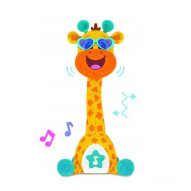 Imagem de Pelúcia Girafa Interativa Canta e Dança com Luz e Som - Shiny Toys