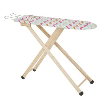 Imagem de Tábua de Passar Grande Tradicional Com Suporte Para Ferro