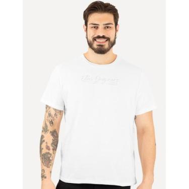 Imagem de Camiseta Ellus Masculina Cotton Fine Originals Classic Branca, S/P
