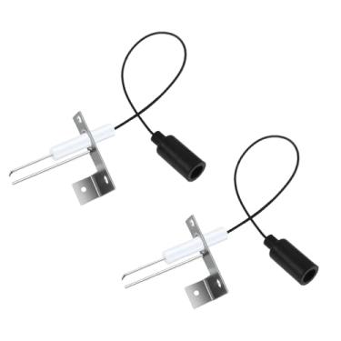 Imagem de 93868 peça de substituição de eletrodo de ignição de aquecedor de água RV de 6 e 10 galões (pacote com 2) - Eletrodo sensor de sonda de ignição para aquecedor de água Atwood/Dometic, conjunto