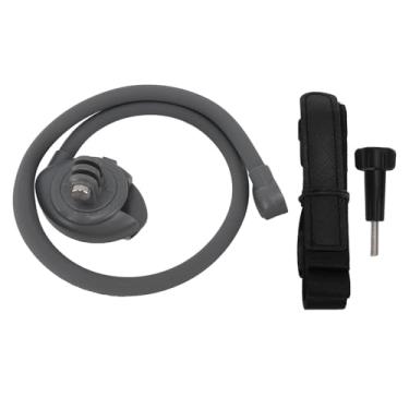 Imagem de Ação Câmera do pescoço de pescoço Flexível Rotação de 360 ​​graus Liberação rápida POV Video Vlog Mount for Hero 13 Action 5 Pro com tira de peito Silicone Aluminium de aço