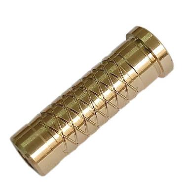 Imagem de yeseje Eixo de flecha ponderada de 100 grãos parafuso de cobre para inserções de flecha diâmetro interno .299 eixo de flecha de besta (pacote com 12)