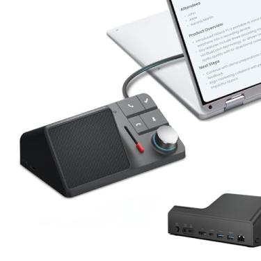 Imagem de HiDock Gravador De Voz H1E Ai, 1000 Horas De Gravação De Voz, Transcrição E Resumo De Ia Gratuitos Vitalícios, Suporta 57 Idiomas, Mais De 21 Modelos, Fone De Ouvido Sem Fio, Voicemark E Estação De