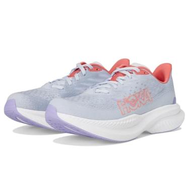 Imagem de HOKA Tênis feminino Mach 6, Crepúsculo claro/gaivota, 7.5 Wide