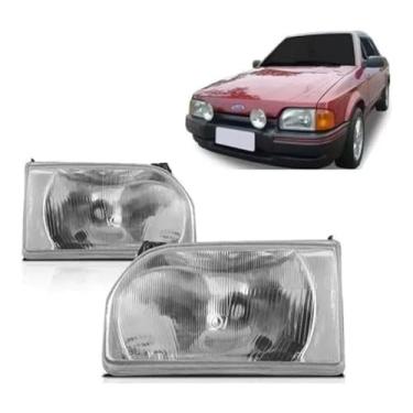 Imagem de Par Farol Escort 87 88 89 90 91 1992 Hobby 93 94 95 96