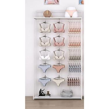 Imagem de Loja De Roupas íntimas Expositor De Roupas, Loja De Roupas Expositor De Varejo, Boutique Underwear Racks Varejo Lingerie Vestuário Racks, Sutiã Shorts Calcinha Swimwea, White, 150 * 34 * 220cm