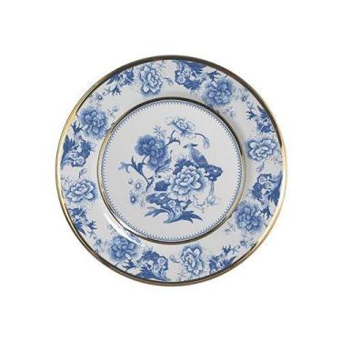 Imagem de Conjunto com 6 Pratos de Sobremesa Chinese Blue Ø21cm - Alleanza Cerâm
