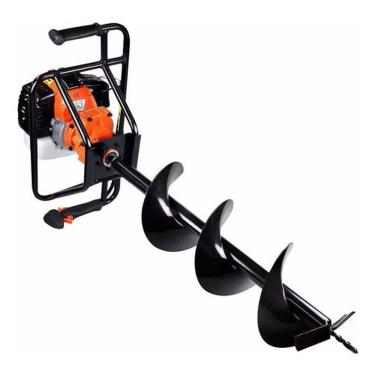 Imagem de Perfurador De Solo 52cc Com Broca 20x80cm - Vulcan